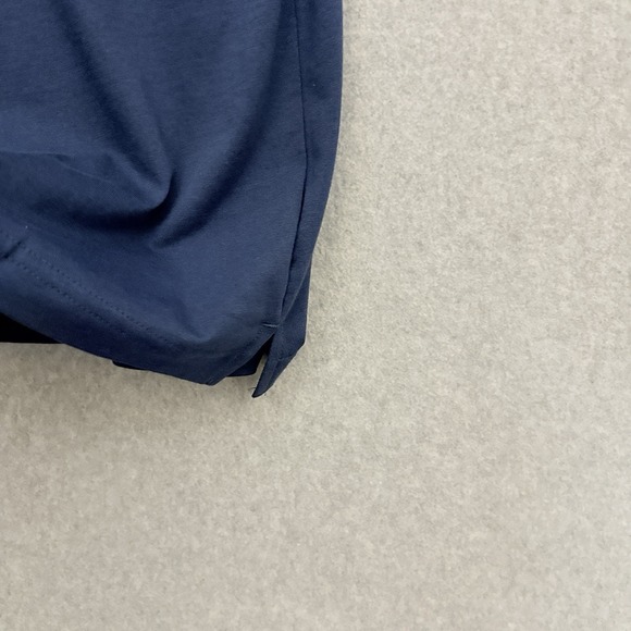 Pact 100% Organic Cotton T Shirt Dress Size XL Minimalist Casual Pocket Navy - Picture 6 of 9